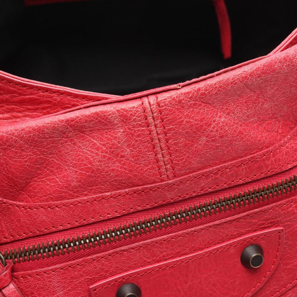 Balenciaga The Part Time 2-Way Handbag, Leather, Women's, Red - Picture 6 of 13